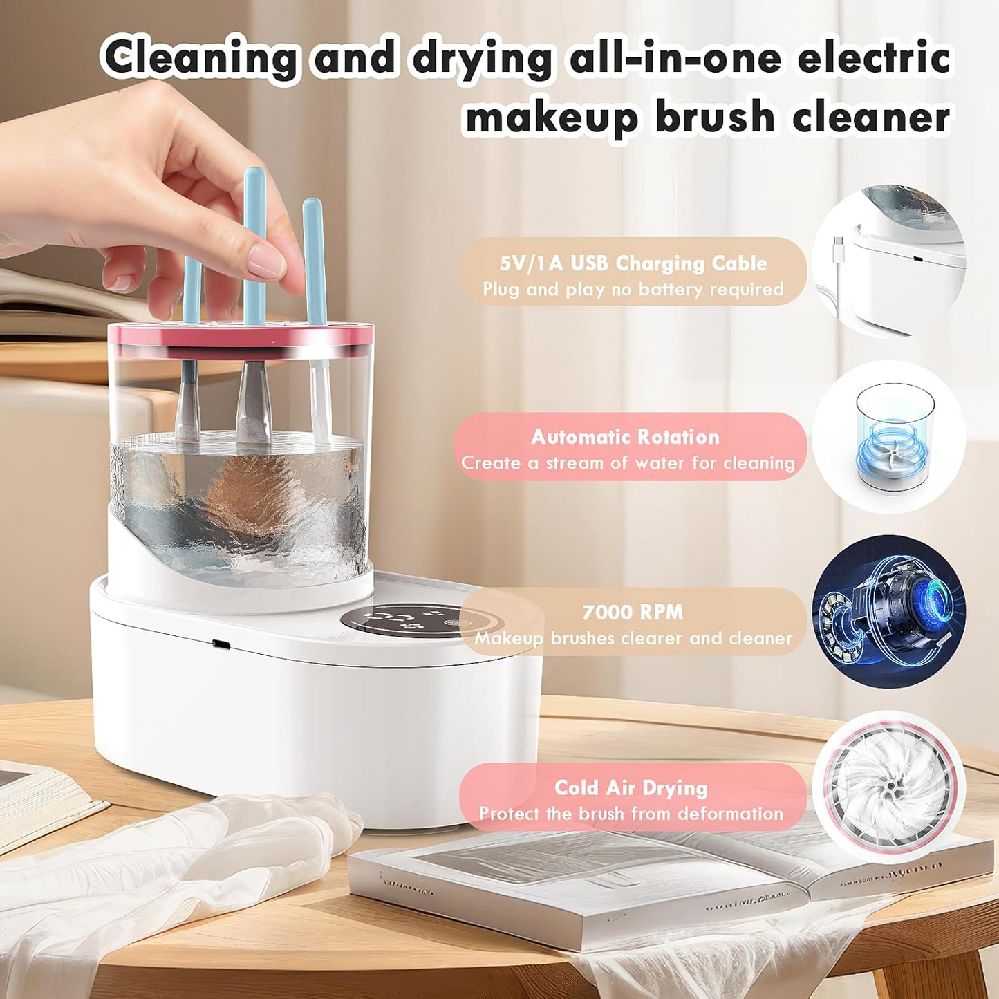 3-in-1 Makeup Brush Cleaner & Dryer™