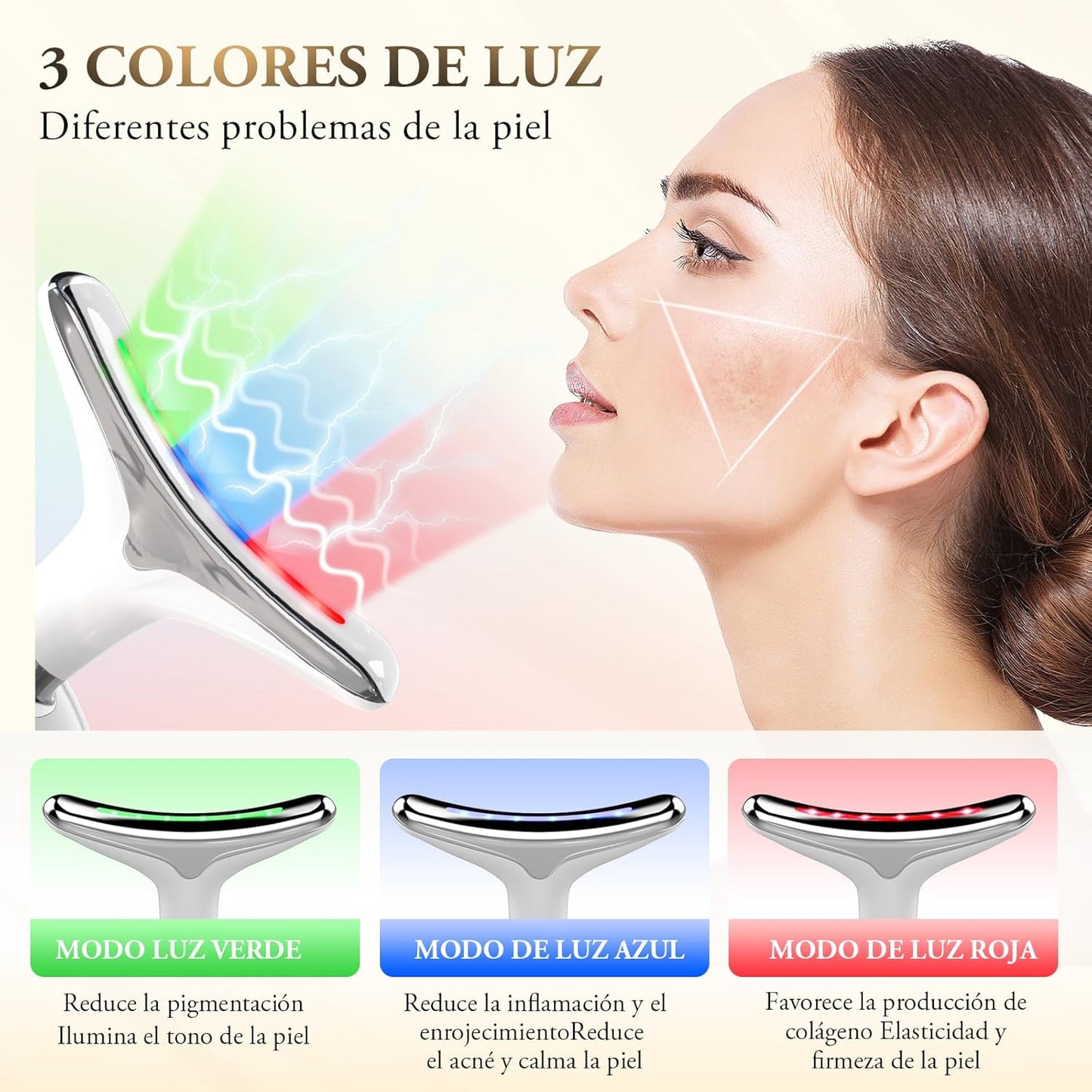Blassier™ GlowSculpt LED Masajeador Facial Profesional