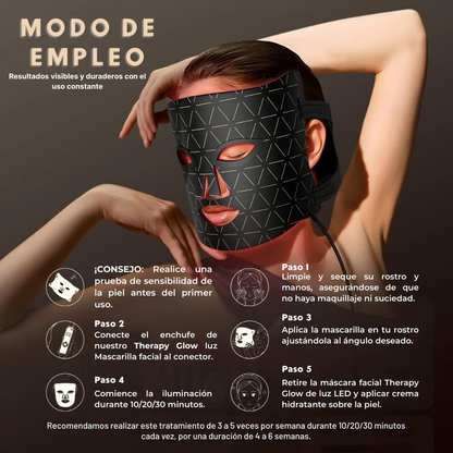 Máscara de Luz LED Facial